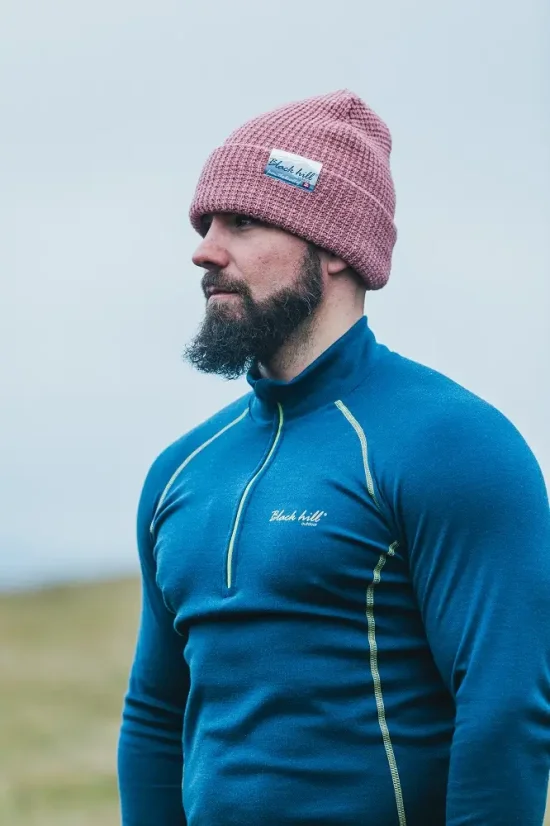 Merino čiapka Arctic II - starorúžová