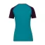 Women's merino shirt KR UVprotection140 - emerald/lila - Size: S