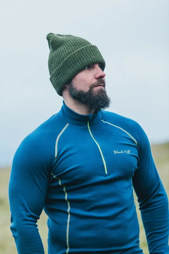 Merino čiapka Arctic II - zelená