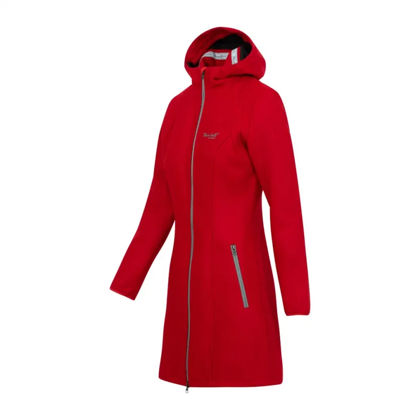 Ladies merino coat Slavena Red - Size: XL