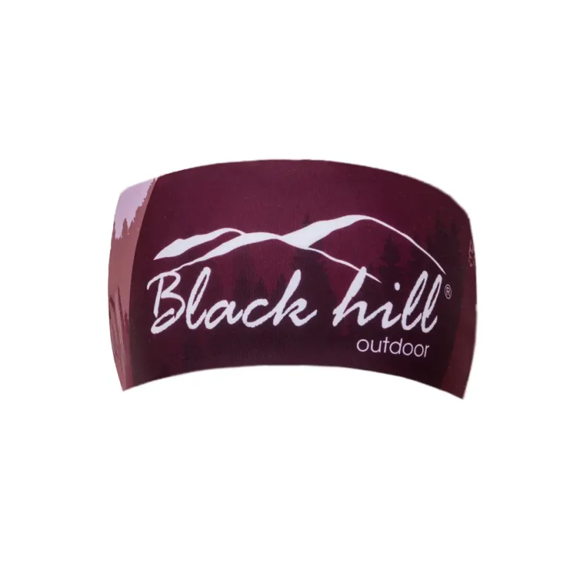 Čelenka black hill outdoor - bordó - Velikost: UNI