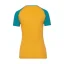Women's merino T-shirt KR UVprotection140 - yellow/emerald - Size: L