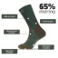 Black hill outdoor merino socks Chopok Green - Size: 43-47