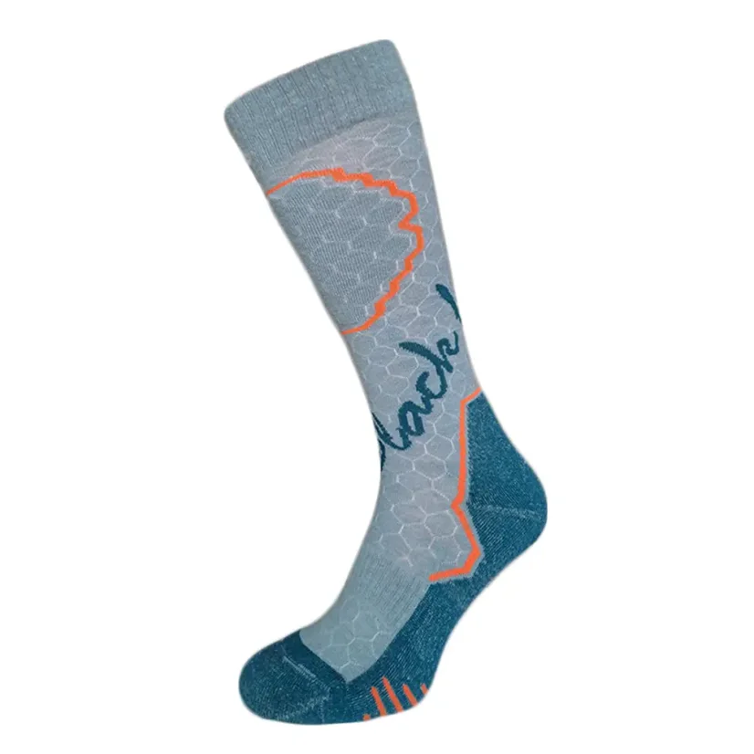 Merino socks SkiTour Performance/anatomic light - blue - Size: 35-38