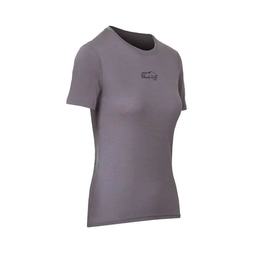 Women´s merino T-shirt SS S160 - gray - Size: M