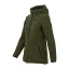 Ladies merino cashmere coat Zoja green - Size: M