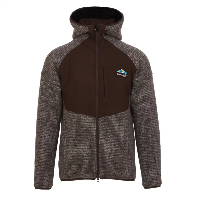 Men’s merino jacket Svalbard Brown
