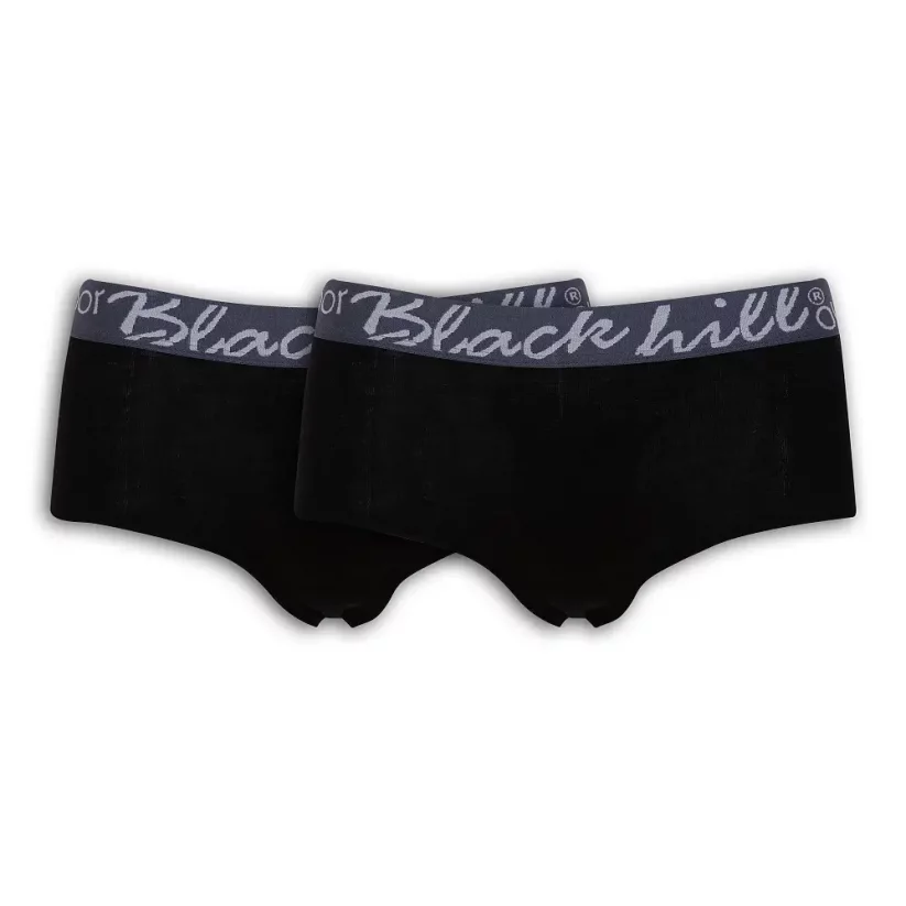 Women's merino/silk panties GINA M/S black 2Pack - Size: L - 2Pack