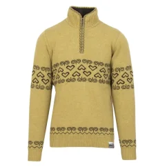 Pánsky merino sveter PATRIOT - citrus