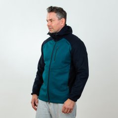 Pánská merino bunda PERUN - modrá/petrol