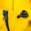 Pánská merino bunda VELES - žlutá/modrá
