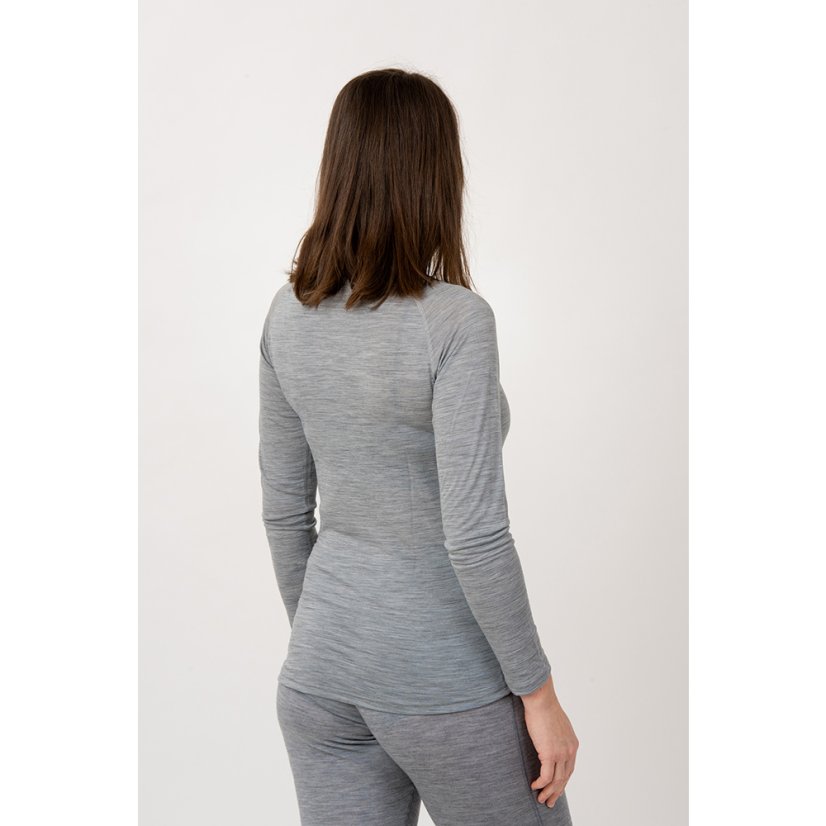 Dámské merino triko DR S140 - Šedá