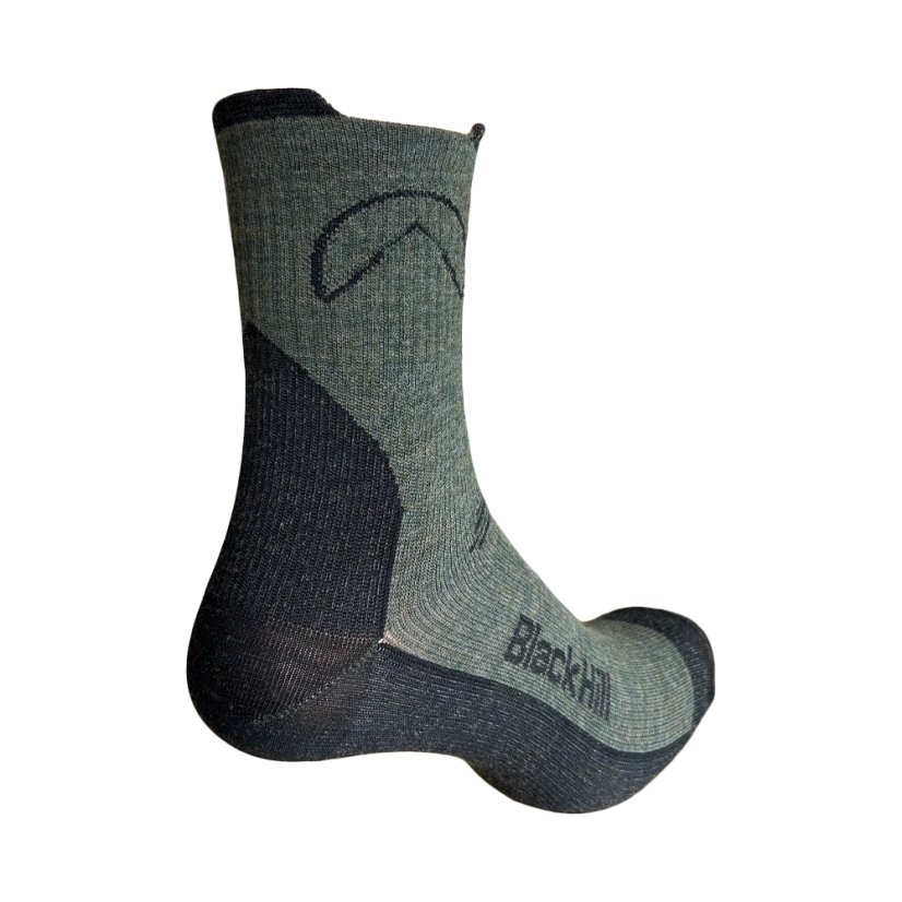 Black hill outdoor letné merino ponožky CHABENEC - zelené 3Pack
