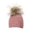 Merino čiapka Snowy II - starorúžová melír