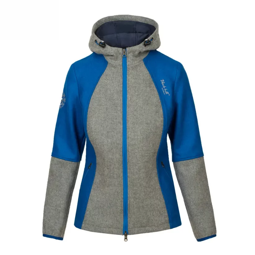Ladies merino jacket Milica Blue/Gray - Size: S