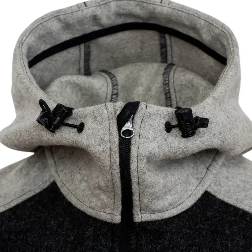 Men’s merino jacket Veles Gray/Anthracite - Size: L