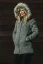 Ladies merino a coat NOVA Brown - Size: XL