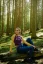 Dámske merino tričko DR UVprotection140 - lila/žltá