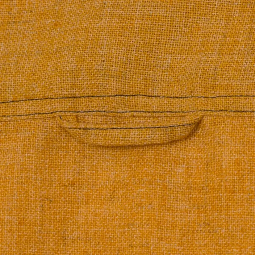 Men's merino shirt Trapper short sleeve - Mustard