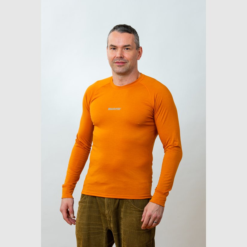 Pánske merino tričko DR 165 - Oranžová