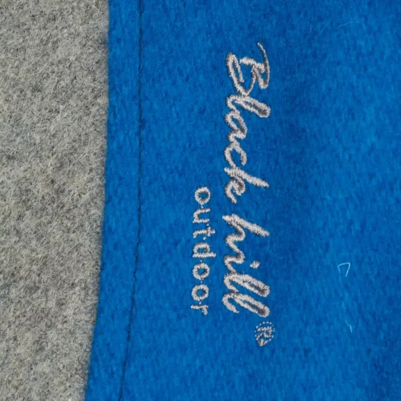 Dámská merino bunda Milica - modrá/šedá - Velikost: L