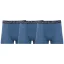 Pánské merino/hedvábí boxerky GINO M/S - modré 3Pack