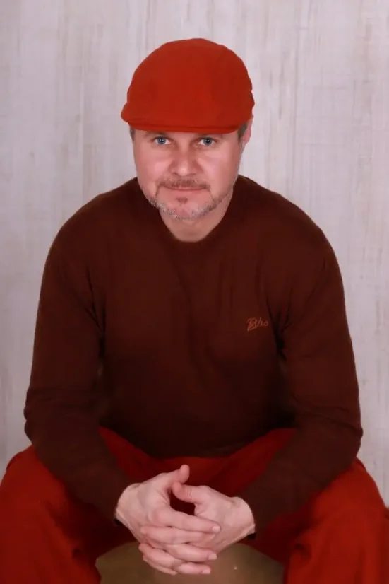 Pánský merino svetr DALI - hnědý