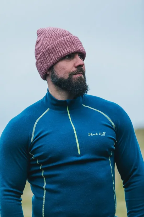 Merino čiapka Arctic II - starorúžová
