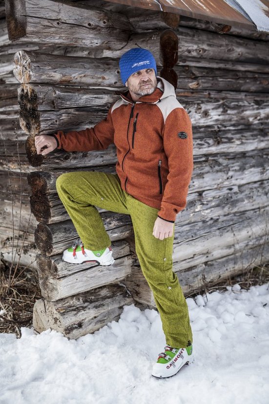 Pánske merino nohavice SHERPA zelené - Veľkosť: L