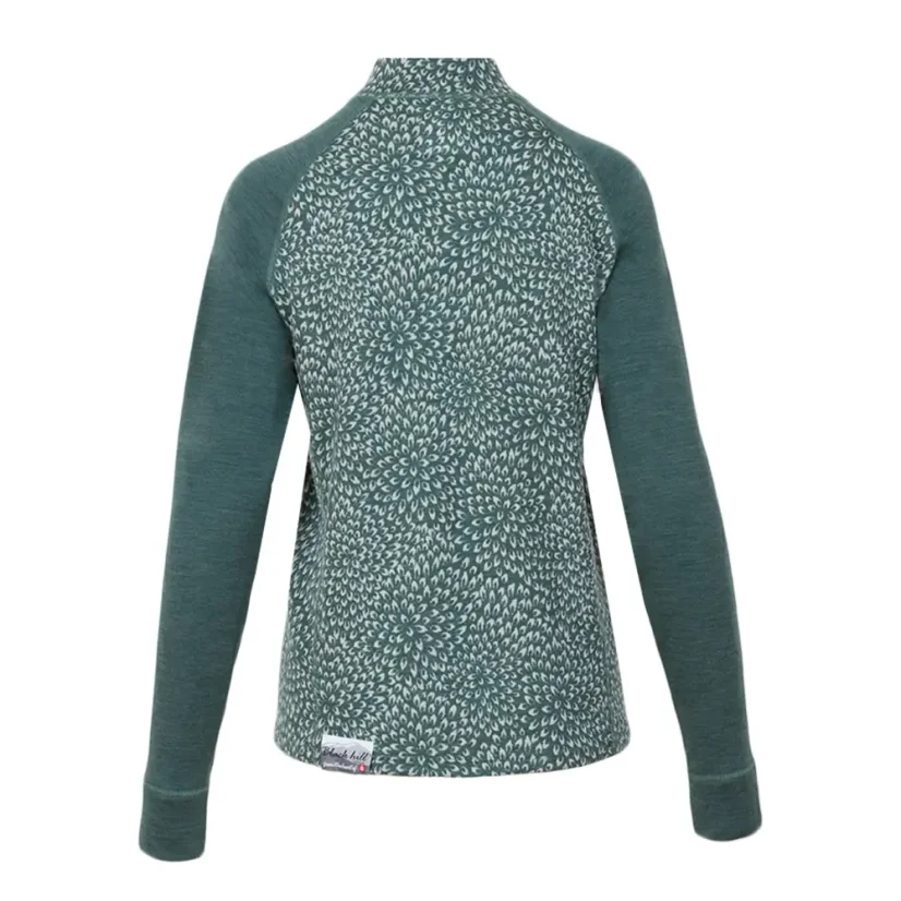 Women´s merino T-shitrt DRZN WP250 - green pattern