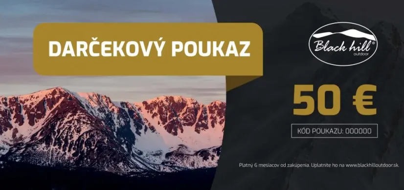 Darčekový poukaz 50 EUR