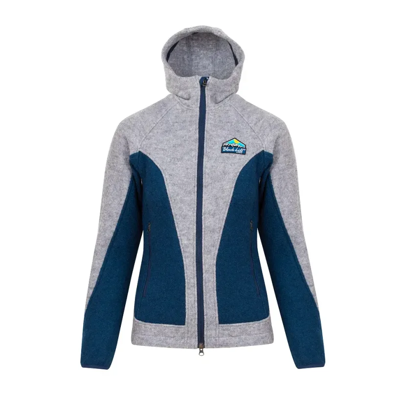Ladies merino jacket Fatra Grey/Blue