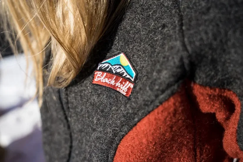 Dámska merino bunda Fatra antracit/tehlová