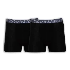 Men´s merino/silk boxers GINO M/S Black 2Pack