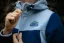 Ladies merino jacket Vesna Petrol/Baby blue - Size: L