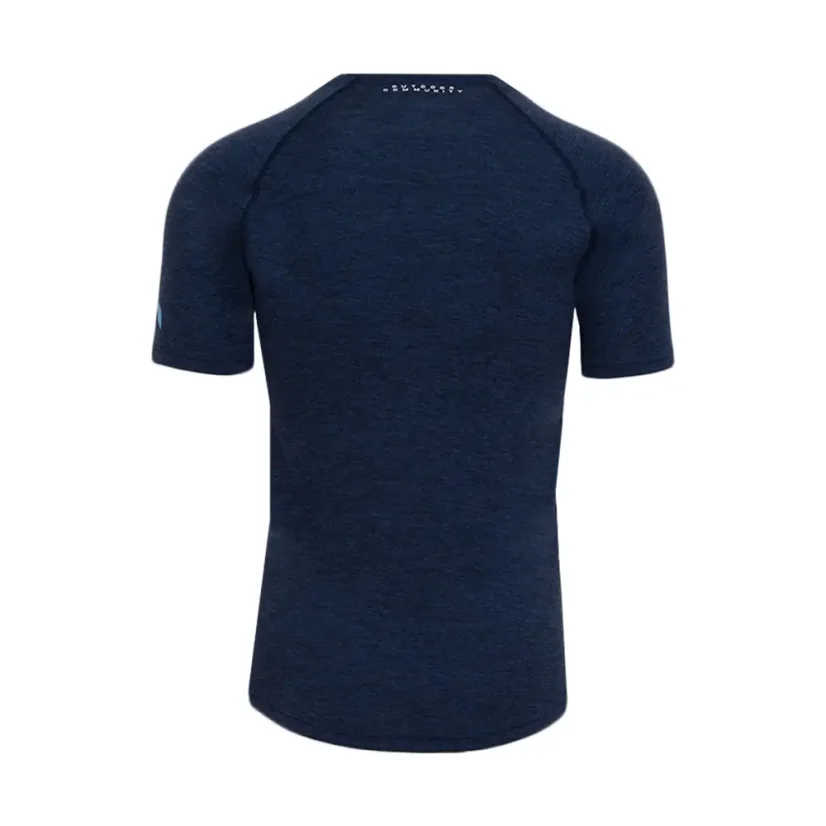 Pánske merino tričko KR S160 - modré - Velikost: XL