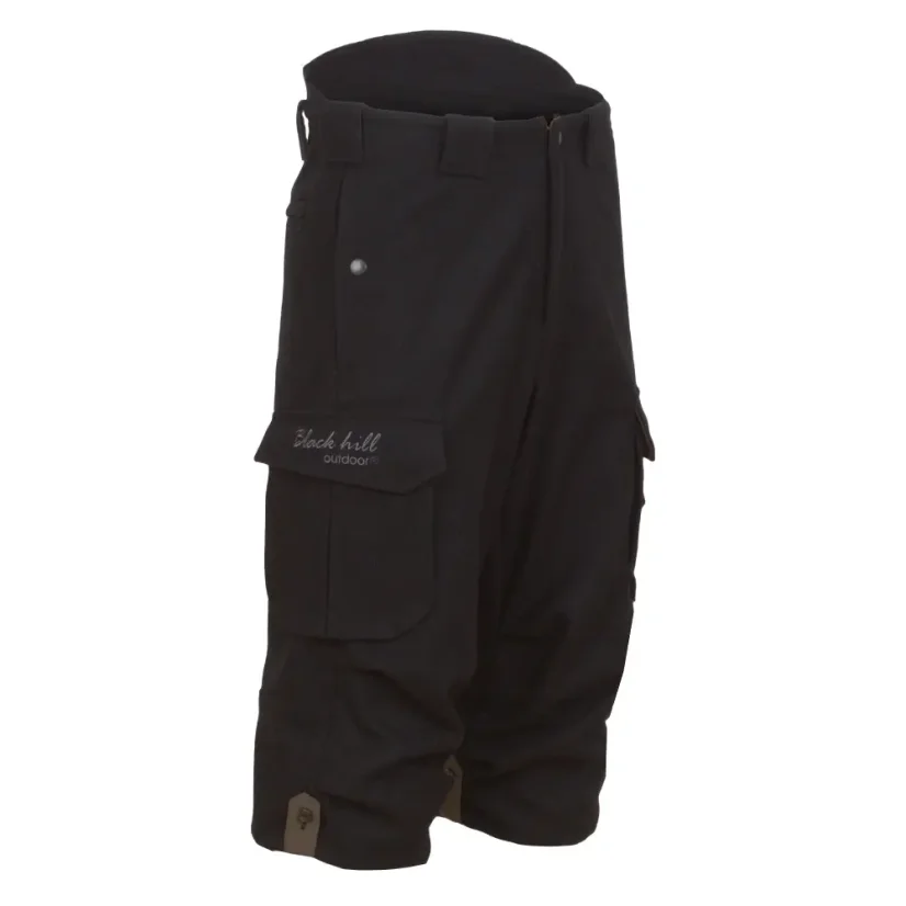Men’s merino trousers Sherpa Cargo II Black