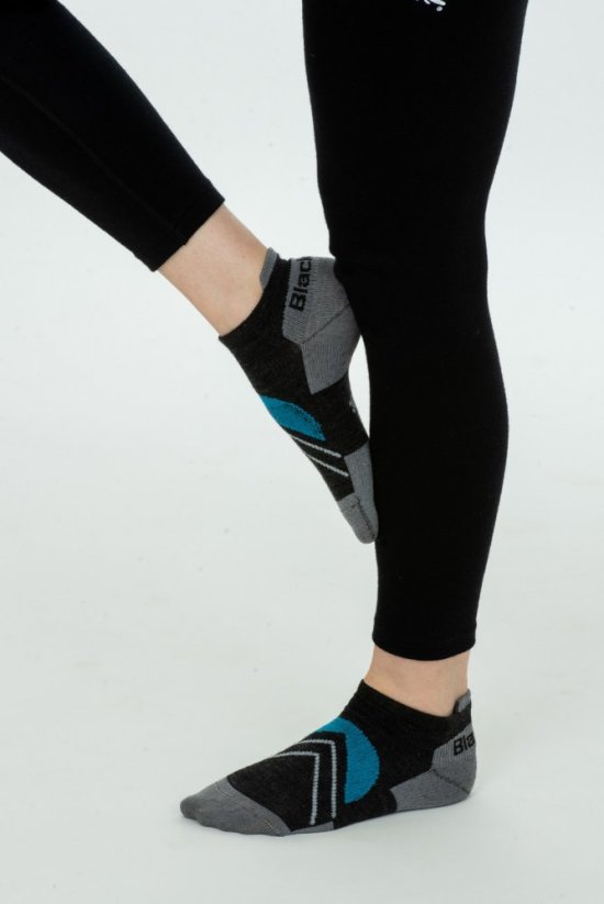 Black hill outdoor merino socks Gapel - antracite/grey 2Pack
