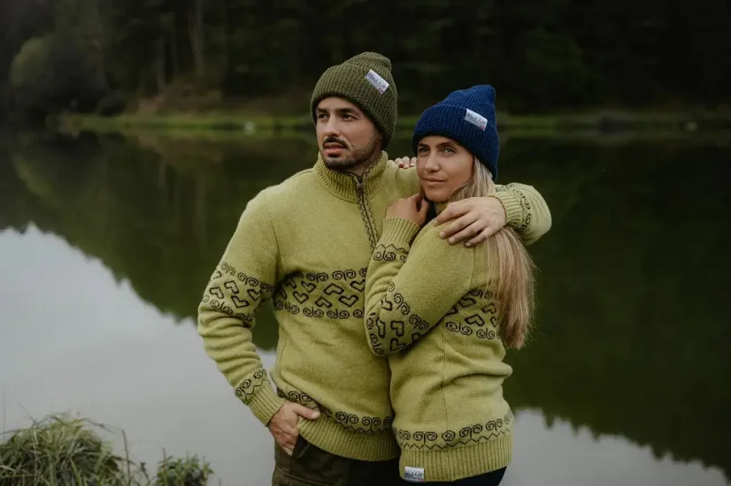 Ladies merino sweater Patria  -  Citrus - Size: XS