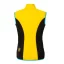 Ladies merino vest Zivena Yellow/Black - Size: XS