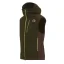 Men’s merino vest Vepor Green/brown