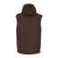Men’s merino vest Vepor Green/brown
