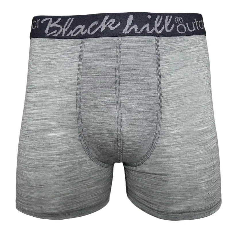 Pánské merino boxerky GINO - šedá