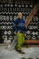 Pánske merino nohavice SHERPA II zelené