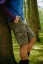 Pánske merino kraťasy SHORTY - khaki - Veľkosť: M