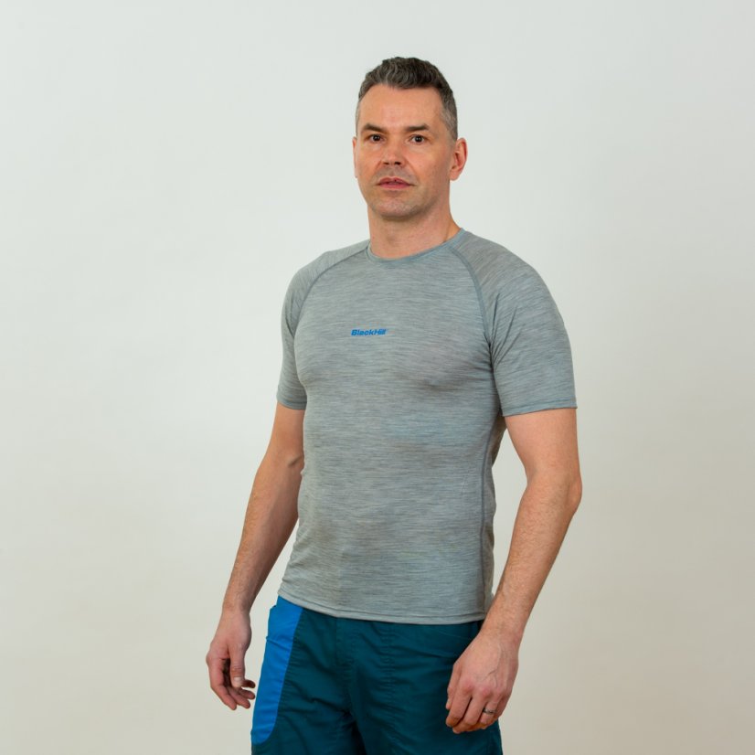 Men´s merino t-shirts SS S140 - grey