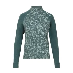 Women´s merino T-shitrt DRZN WP250 - green pattern