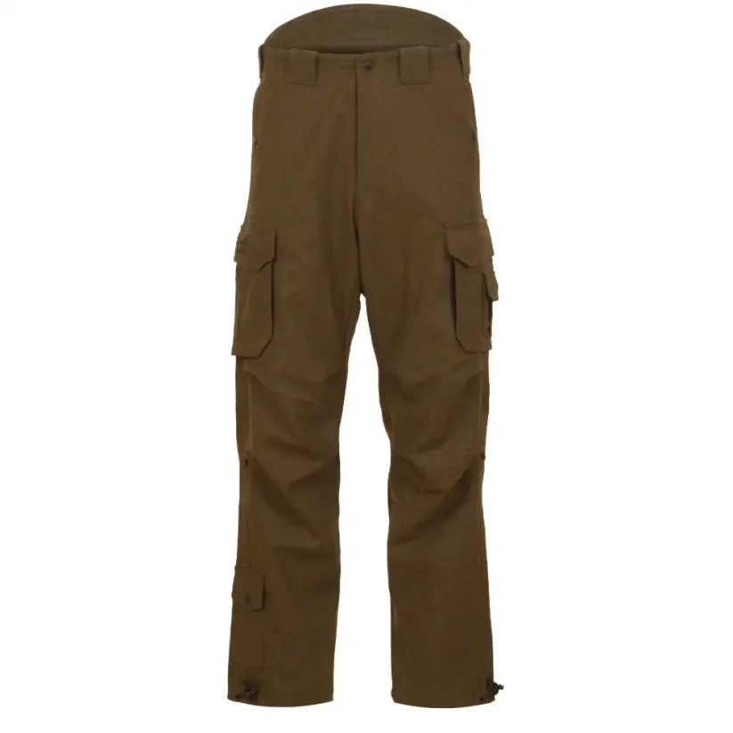 Pánske merino nohavice SHERPA Cargo II khaki - Veľkosť: S