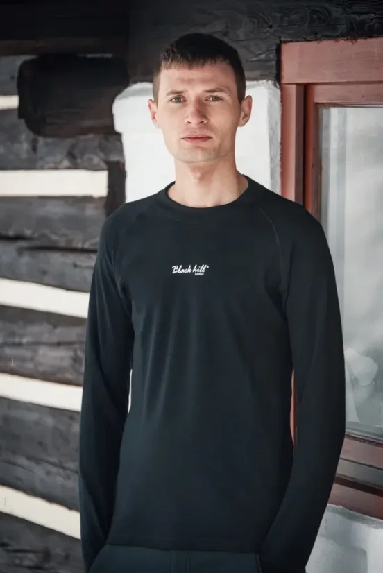 Pánské merino triko DR WP250 - černé - Velikost: S
