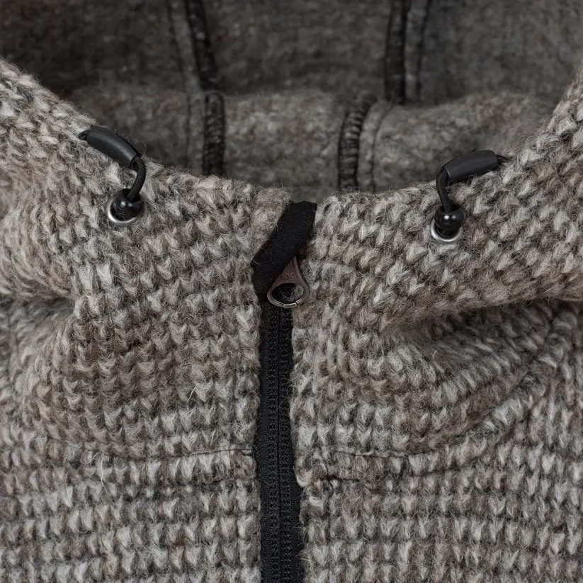 Ladies merino sweatshirt Woolie - Brown - Size: S